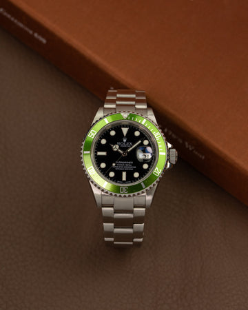 Rolex Submariner Ref. 16610LV Kermit Flat Four