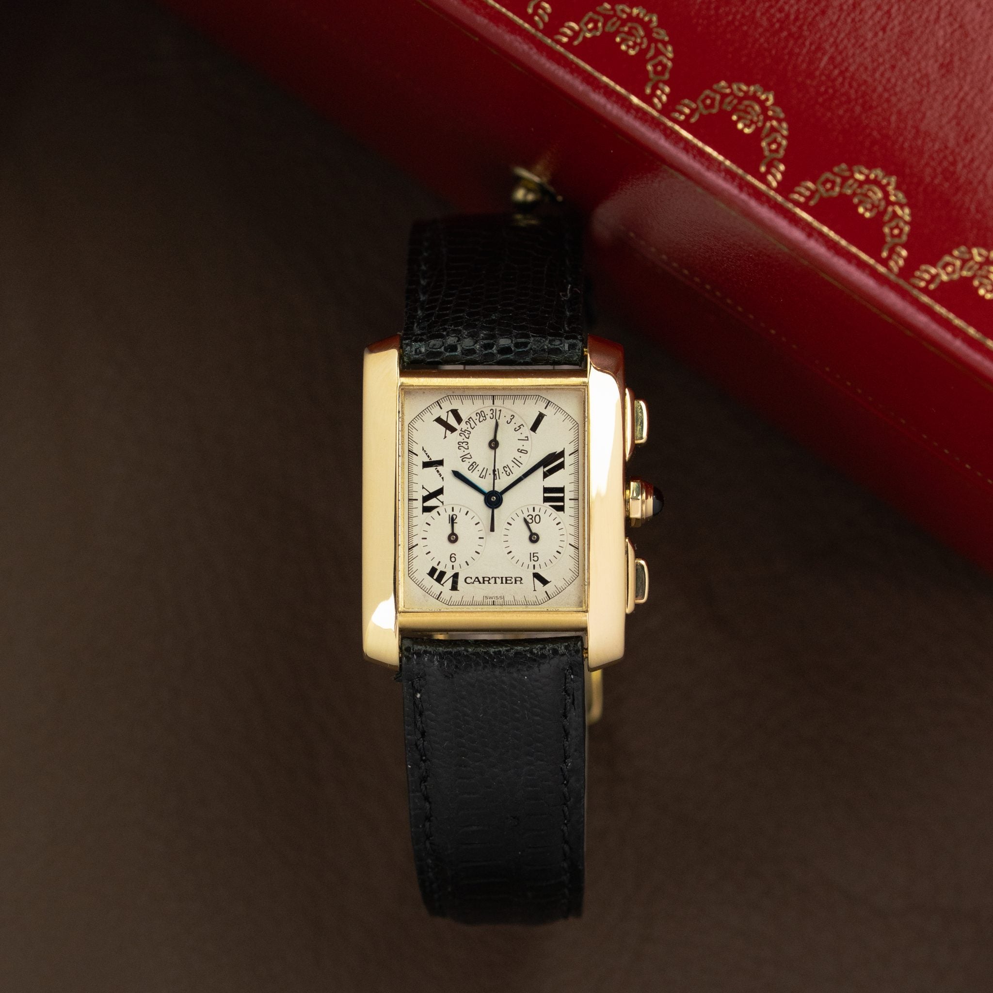 Cartier Tank Françhaise Chronoflex Ref.1830
