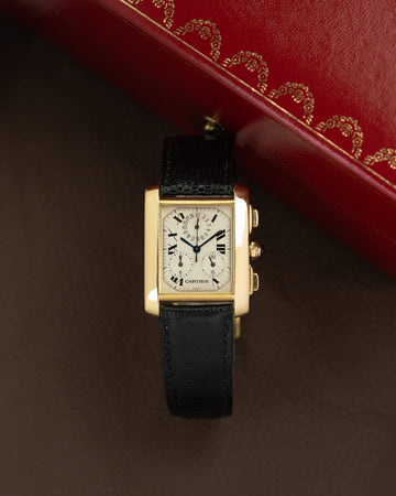 Cartier Tank Françhaise Chronoflex Ref.1830
