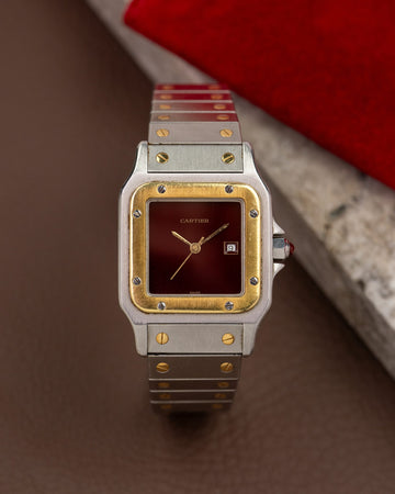 Cartier Santos 2961 Burgundy