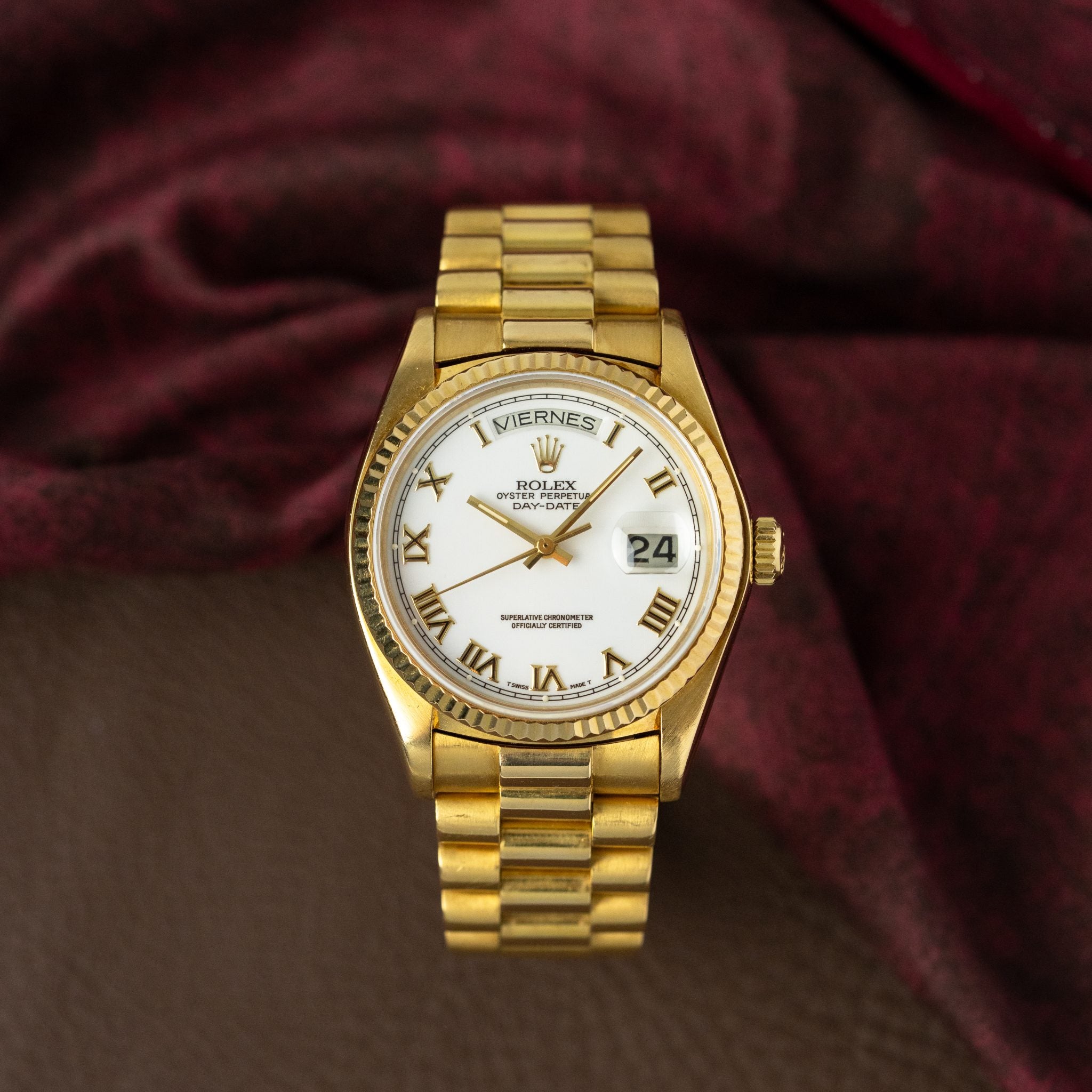 Rolex Day-Date Ref. 18038 White Roman Numerals
