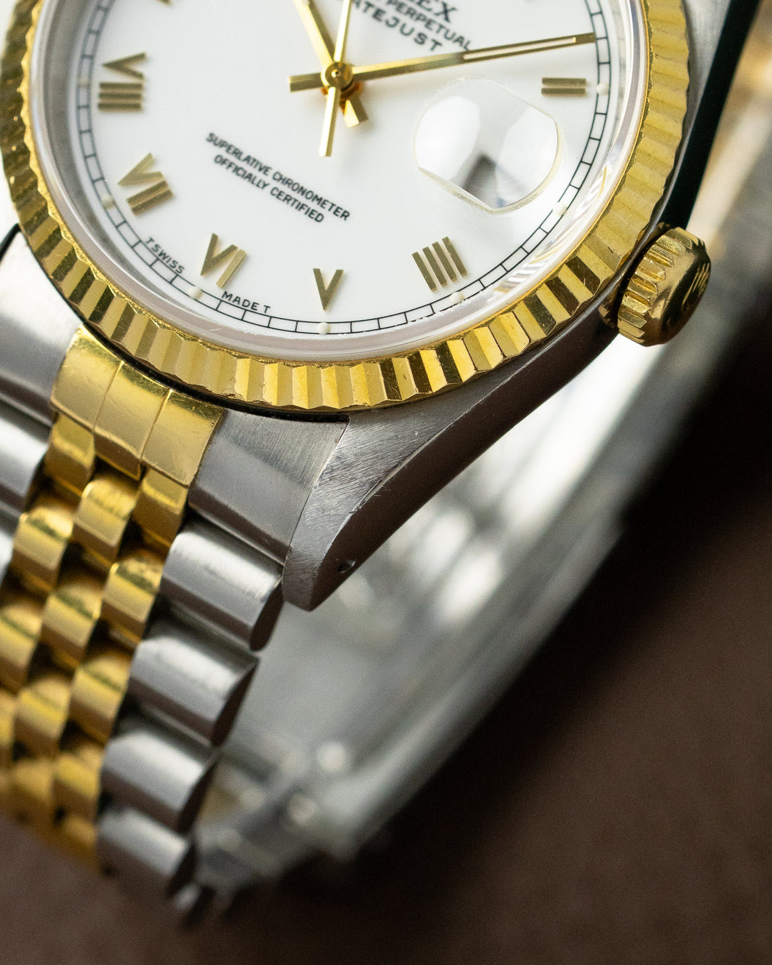 Rolex Datejust 16233 Roman Numerals + Papers