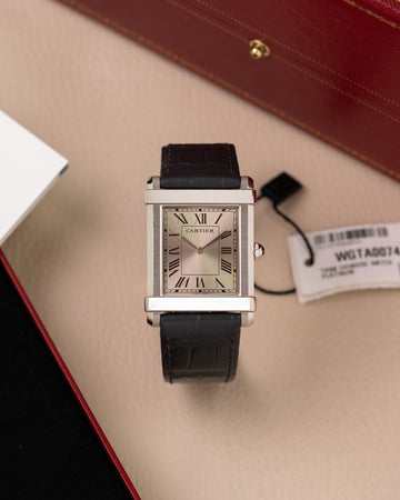 Cartier Tank Chinoise Platinum