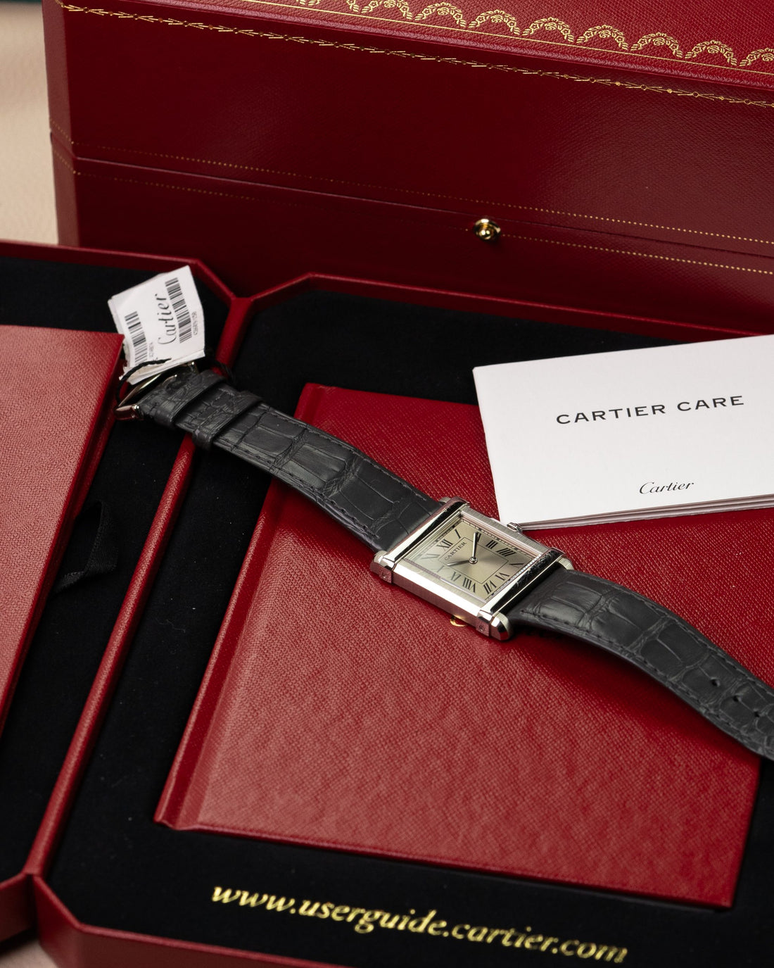 Cartier Tank Chinoise Platinum