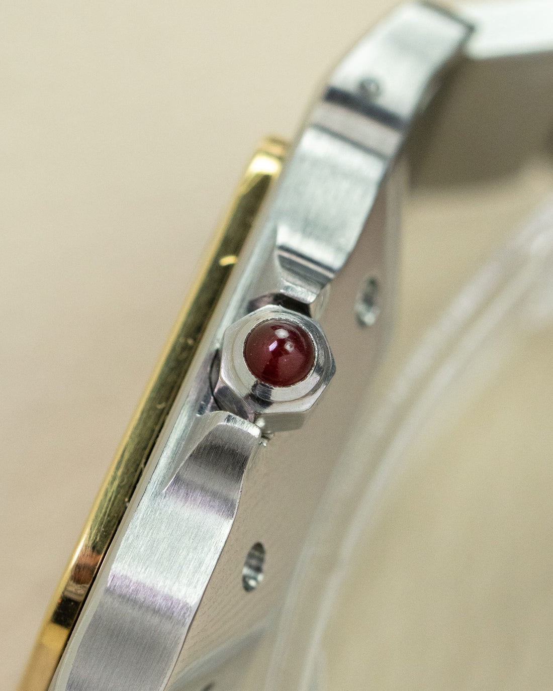 Cartier Santos Carree 2961 'Burgundy'