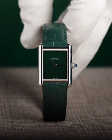 Cartier Tank Must Large Green Dial