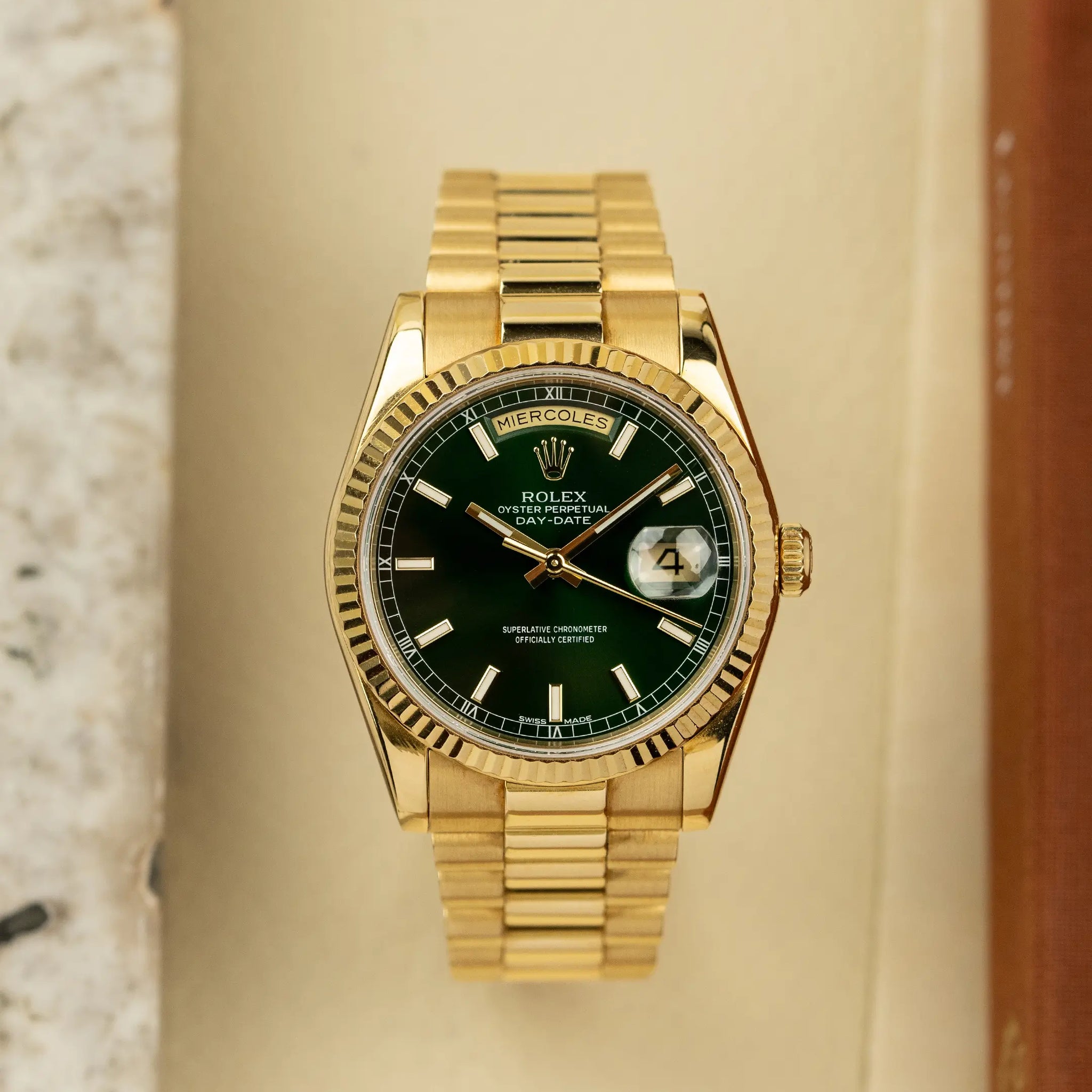 Rolex Day-Date 118238 Green Dial