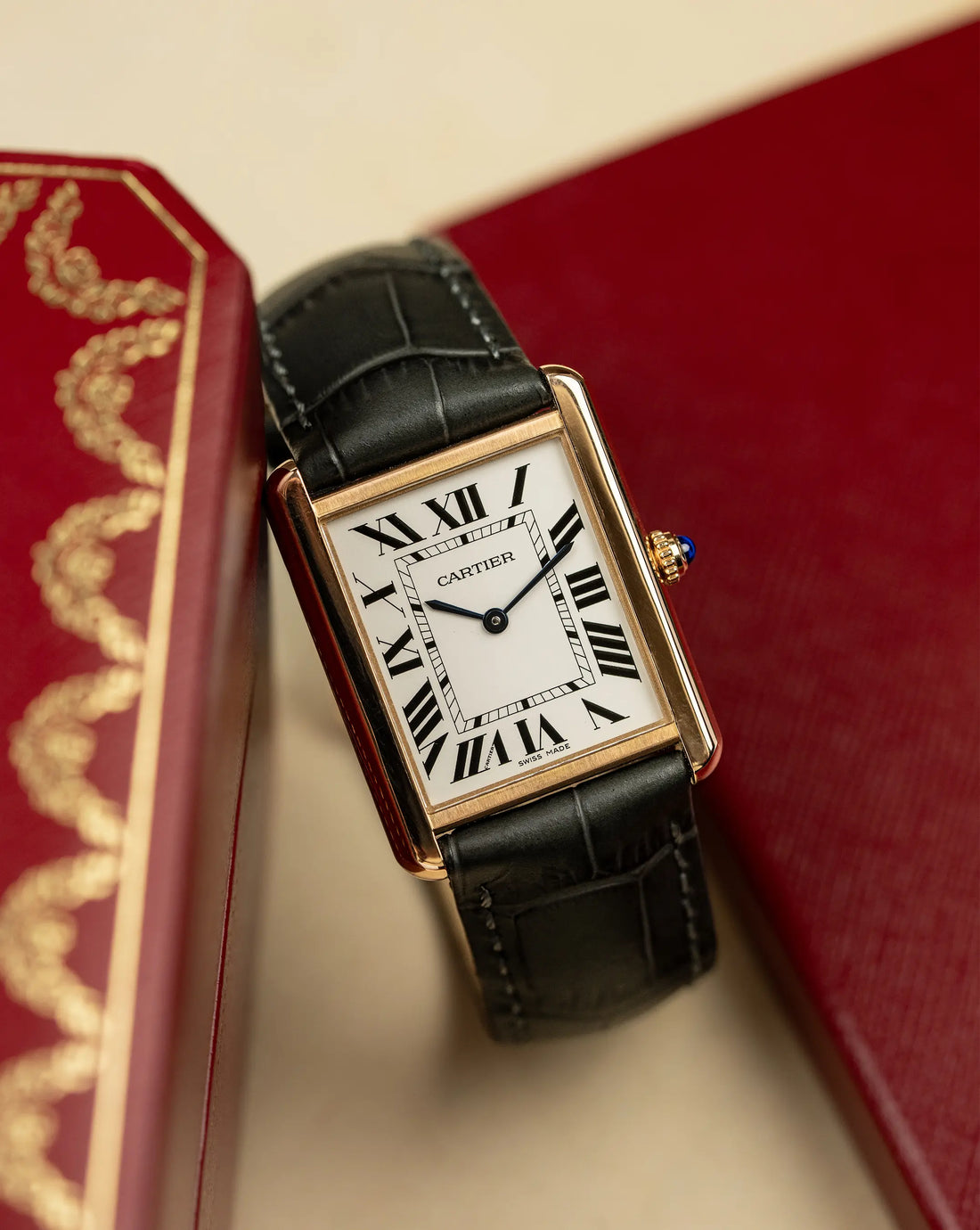 Cartier Tank Solo 3167 Rose Gold