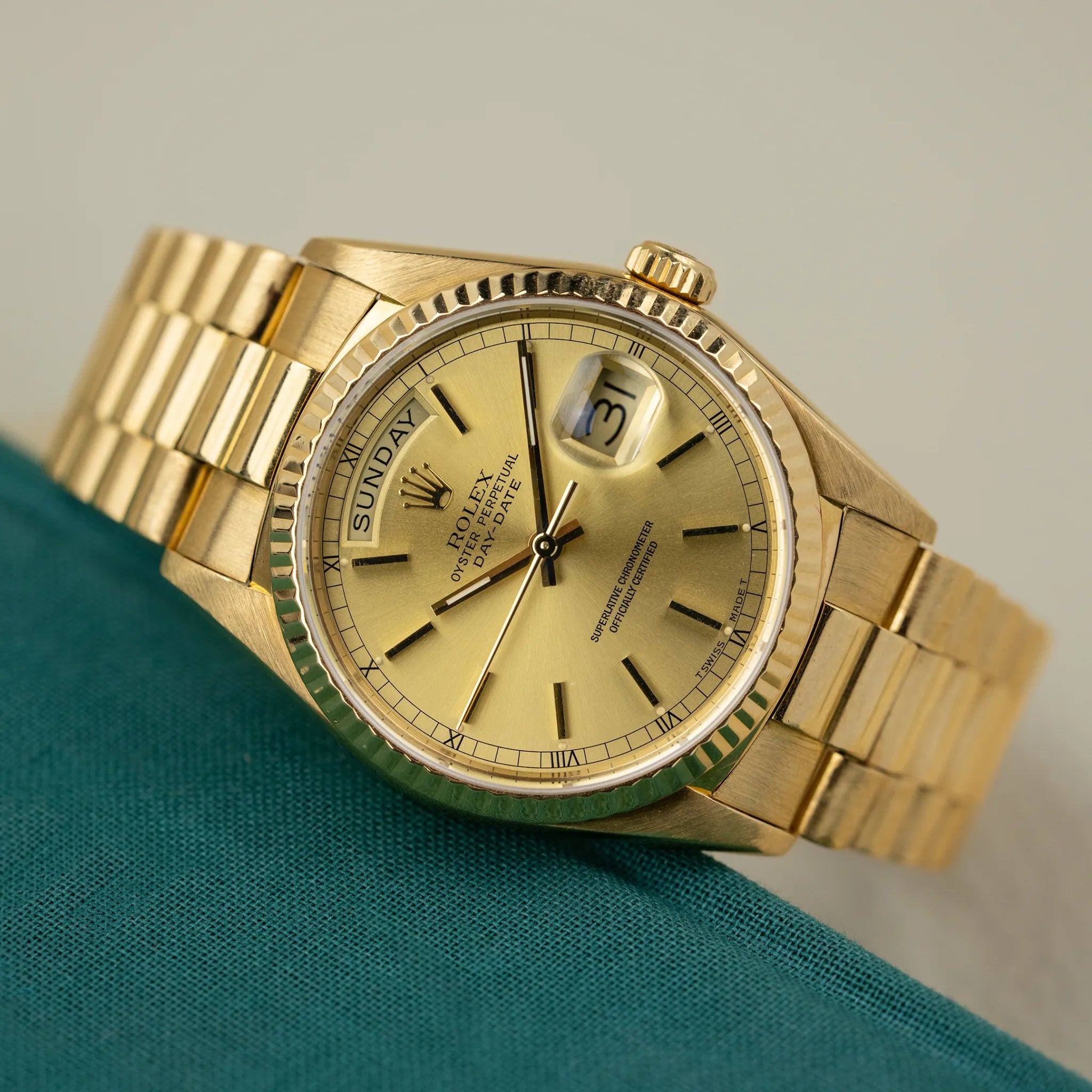 Rolex Day-Date 18238 Champagne
