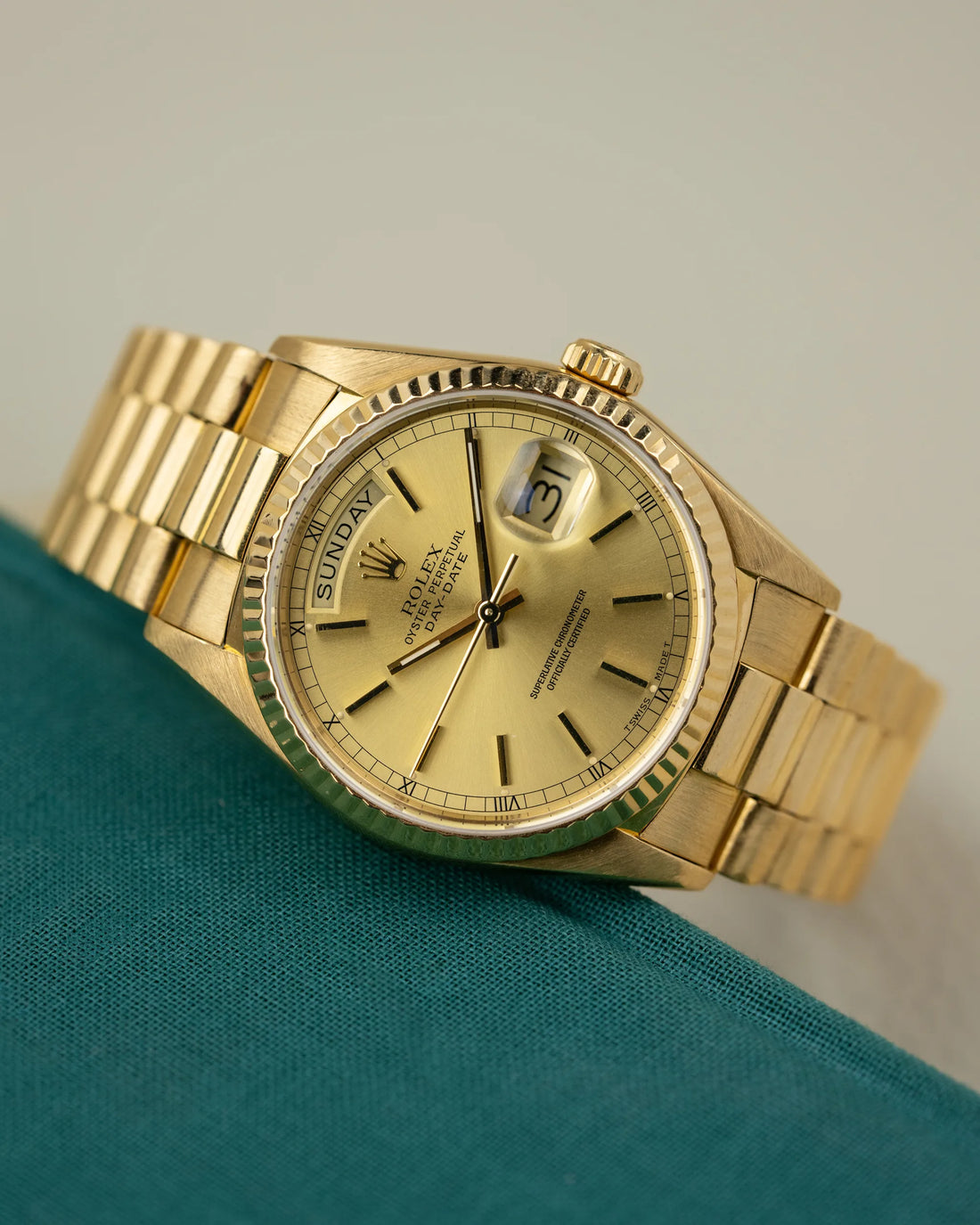 Rolex Day-Date 18238 Champagne